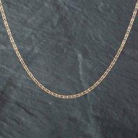 Pre-Owned 9ct Yellow Gold Double 17 Inch Curb Chain 41021114