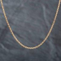 Pre-Owned 9ct Yellow Gold 18 Inch Rope Chain 41021236