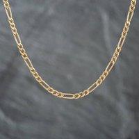 Pre-Owned 9ct Yellow Gold 18 Inch Figaro Chain 41021247