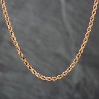 Pre-Owned 9ct Yellow Gold 22 Inch Rope Chain 41021250