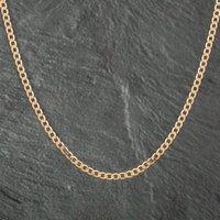 Pre-Owned 9ct Yellow Gold 18 Inch Curb Chain 4102312