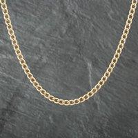 Pre-Owned 9ct Yellow Gold 18 Inch Curb Chain 41041044