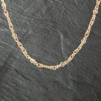 Pre-Owned 9ct Yellow Gold Twisted 18 Inch Rope Chain 41041056