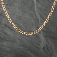 Pre-Owned 9ct Yellow Gold Double 19 Inch Curb Chain 41041091