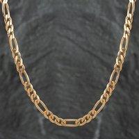 Pre-Owned 9ct Yellow Gold 24 Inch Figaro Chain 41041147