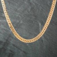 Pre-Owned 9ct Yellow Gold Flat 16 Inch Curb Chain 41041155