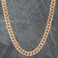 Pre-Owned 9ct Yellow Gold Heavy Square 20 Inch Curb Chain 41041185