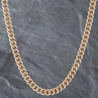 Pre-Owned 9ct Yellow Gold 25 Inch Curb Chain 41041227