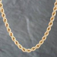 Pre-Owned 9ct Yellow Gold 28 Inch Rope Chain 41041257