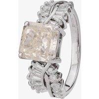 Pre-Owned 18ct White Gold Radiant Cut 2.65ct Diamond Ring 4112437