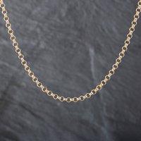 Pre-Owned 9ct Yellow Gold Round 18 Inch Belcher Chain 411600172