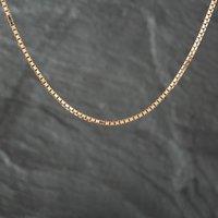 Pre-Owned 9ct Yellow Gold 18 Inch Box Chain 41161069