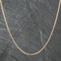 Pre-Owned 9ct Yellow Gold Round 18 Inch Belcher Chain 41161075