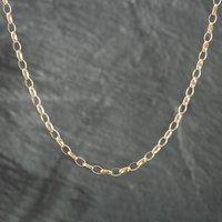 Pre-Owned 9ct Yellow Gold Oval 18 Inch Belcher Chain 41161128