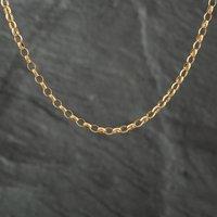 Pre-Owned 9ct Yellow Gold Oval 19 Inch Belcher Chain 41161172