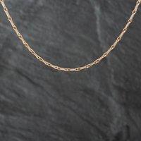 Pre-Owned 9ct Yellow Gold 17 Inch Hayseed Chain 41161295