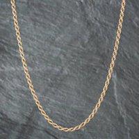 Pre-Owned 9ct Yellow Gold 17 Inch Rope Chain 41161363