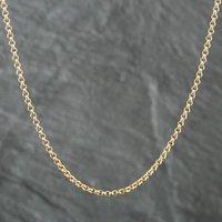 Pre-Owned 9ct Yellow Gold Round 16 Inch Belcher Chain 41161366