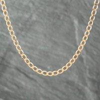 Pre-Owned 9ct Yellow Gold 25 Inch Curb Chain 41161428