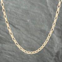 Pre-Owned 9ct Yellow Gold Oval 20 Inch Belcher Chain 41161432