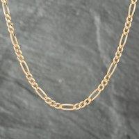 Pre-Owned 9ct Yellow Gold 21 Inch Figaro Chain 41161440