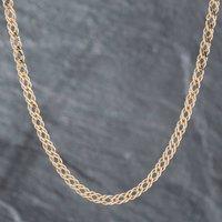 Pre-Owned 9ct Yellow Gold Double Link 18 Inch Curb Chain 41161491