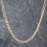 Pre-Owned 9ct Yellow Gold Double 16 Inch Curb Chain 41161493