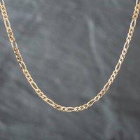 Pre-Owned 9ct Yellow Gold 3+1 18 Inch Figaro Chain 41161532