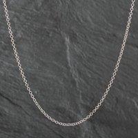 Pre-Owned 18ct White Gold 19 Inch Trace Necklace 4116649