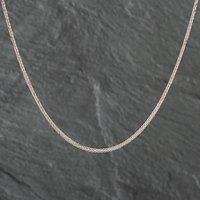 Pre-Owned 18ct White Gold 16 Inch Foxtail Necklace 4116652