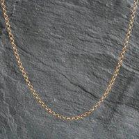 Pre-Owned 9ct Yellow Gold Round 18 Inch Belcher Chain 4116896