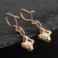 Pre-Owned Yellow Gold Cultured Pearl Dropper Earrings 41171920