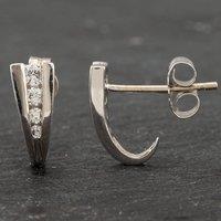 Pre-Owned White Gold 10.6mm Cubic Zirconia Stud Earrings 41171957