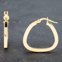 Pre-Owned Yellow Gold 21.6mm Plain Hoop Earrings 41172071