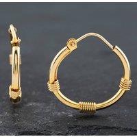 Pre-Owned Yellow Gold 20mm Hoop Earrings 41172210