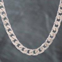 Pre-Owned Silver 18 Inch Curb Necklace 41251317