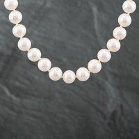 Pre-Owned 9ct Rose Gold Cultured Pearl 35 Inch Necklace 41271009