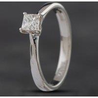 Pre-Owned Platinum Princess Cut Diamond Solitaire Ring 4148963