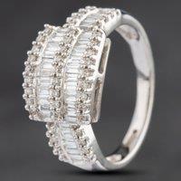 Pre-Owned Platinum 0.75ct Diamond Dress Ring 4312280