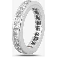 Pre-Owned Platinum 2.25ct Princess Diamond Full Eternity Ring 4312484