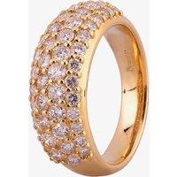 Pre-Owned 18ct Yellow Gold 1.00ct Pave Diamond Ring 4312596