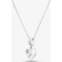 Rosa Lea 21 Heart Dangle Charm Necklace