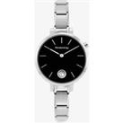 Nomination Ladies Composable Time Black Cubic Zirconia Dial Bracelet Watch 076033/012