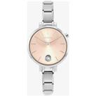 Nomination Ladies Composable Time Pink Cubic Zirconia Dial Bracelet Watch 076033/027