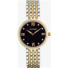 Accurist Ladies Two Tone Glitter Watch 8385