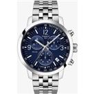 Tissot PRC 200 Stainless Steel Blue Dial Chronograph Watch T114.417.11.047.00