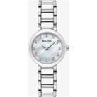 Bulova Ladies Ceramic Diamond Watch 98P158