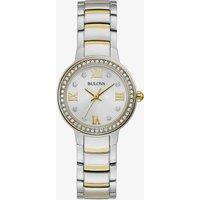 Bulova Ladies Two Tone Crystal Watch 98L271