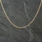 Pre-Owned 9ct Yellow Gold 18 Inch Prince Of Wales Chain 41011030