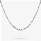 Pre-Owned 18ct White Gold 2.50ct Brilliant Cut Diamond Graduated 16 Inch Tennis Necklace 4104762
